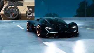 THE CREW MOTORFEST I LAMBORGHİNİ TERZO MİLLENNİO I LOGİTECH G29 I STEERİNG WHEEL GAMEPLAY [upl. by Ferdie]