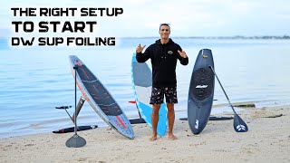 DW SUP Foiling gear  Beginner guide [upl. by Eiramanel557]