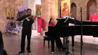 Babajanian Sonata Part 3 Calabrese Bazzini Ihab Jamal Beirut Chants Festival 2015 [upl. by Ydneh]