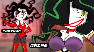 SEDUSA  AS MENINAS SUPERPODEROSAS Original VS Anime [upl. by Perkoff545]