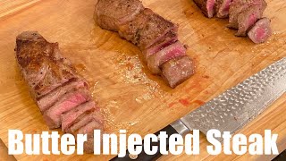 Butter Injected Steak  Can we turn a 5 dollar steak into a 15 [upl. by Maddy393]