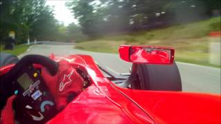 Onboard with David Hauser Dallara GP2  Course de côte de Turckheim 2013 [upl. by Atteval]