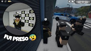 FUI PRESO NO RIO DE JANEIRO FICTIONAL RJ Roblox [upl. by Nylacaj]