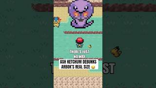 Ash Ketchum debunks Arbok’s true size 😂 pokemon shorts [upl. by Murat]