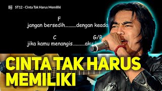 ST12  Cinta Tak Harus Memiliki  Tutorial Chord Gitar Mudah Untuk Pemula dan Lirik [upl. by Esther148]