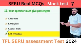 SERU Real Exam MCQs 2024  Part 7SERU assessment MCQs SERU assessment TFL [upl. by Ewan]