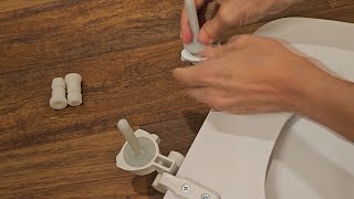 Mayfair Bemis Toilet Seat Installation  Quick and Easy [upl. by Ettebab]