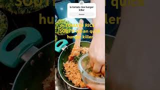 Tomato rice south indian crazy food hunger killer 1 minute tomato rice recipe Premix for Lunchbox [upl. by Ebby]