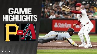 Pirates vs Dbacks Game Highlights 72624  MLB Highlights [upl. by Nuahsor989]