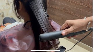 Keretin Treatment stepbystep full tutorial at home  Keratin करने का आसन तरीका [upl. by Ezalb182]