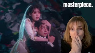 IU Love wins all Featuring V of BTS MV REACTION [upl. by Einnus]