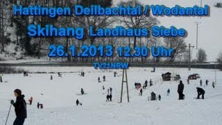 Skihang Hattingen Deilbachtal  Wodantal Landhaus Siebe 2612013 TV21NRW 1230 Uhr [upl. by Mathian]