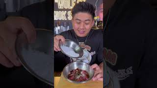 HOW TO TENDERIZE BEEF LIKE CHINESE RESTAURANTS VELVET BEEF SHORTS [upl. by Lashoh]