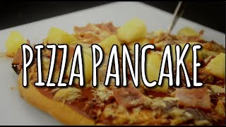 Hawaiian Pizza Pancake  Yes Pineapple does go well with PIZZA [upl. by Publea]