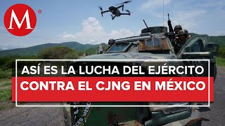 CJNG se enfrenta a batalla contra el Ejército y rivales en Michoacán Zacatecas y Colima [upl. by Rolecnahc]