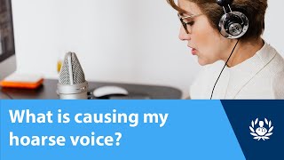 What is causing my hoarse voice [upl. by Ludlow493]