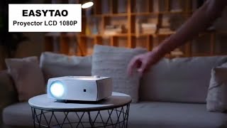 EASYTAO Proyector WiFi Bluetooth 2 4G 5G WiFi [upl. by Ellard]