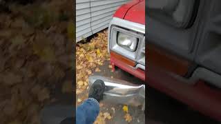 Front end damage repair Dodge Ram D350 Dumptruck [upl. by Ydne93]