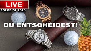 Du entscheidest welche Uhren wir ansehenTalking Watches Watchragazzi Livestream [upl. by Davita]