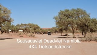 4X4 Sossusvlei  Deadvlei Tiefsandfahrt  Deep Sand Namibia [upl. by Aihsal11]