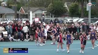 Gippsland Netball A Grade Grand Final Warragul v Moe [upl. by Ahsyla]