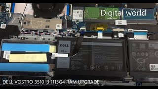 Dell Vostro 3510 i3 1115G4 RAM upgrade  Dell Vostro 3510 Unboxing [upl. by Horne]