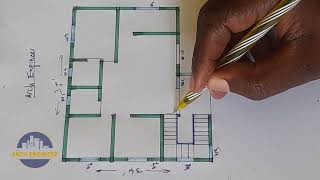 Small house drawing 1224 sqft 3 Bedroom Modern house design Best house design [upl. by Dloreh]