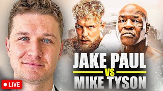 Jake Paul vs Mike Tyson LIVESTREAM Watch Party From Dallas With Papa Plem The WADE Concept [upl. by Nauht552]