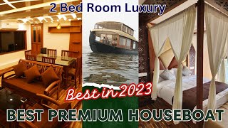 Best 2 Bedroom Premium Alleppey Houseboat  Luxury Houseboat in Alleppey  Best Alleppey Houseboat [upl. by Reinnej528]