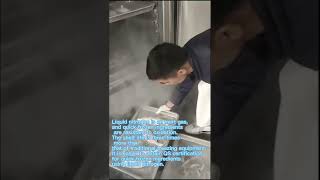 Liquid Nitrogen Quick freezer [upl. by Nunnery]