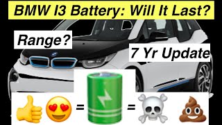 BMW I3 Battery Capacity 7yr Update [upl. by Adnaugal393]