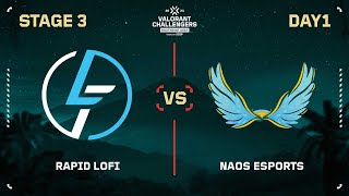 RLF vs NAOS VCT Challengers SEA  Split 3  Stage 3 DAY 1 [upl. by Nicolai]