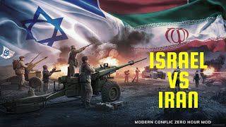 Israel vs 7 Iran The Best Defense is Offense Artillery Warfare  Generals Modern Conflic [upl. by Tizes82]