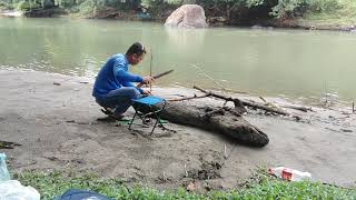 memancing ikan kelah pelian di sungai [upl. by Musa951]