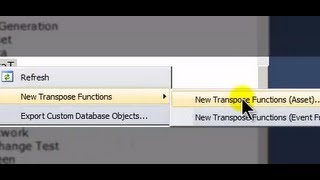 OSIsoft Import PI data to PowerPivot Step 2 Create Transpose Functions with SQL Commander [upl. by Lightfoot]