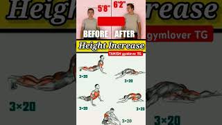 🏋️‍♂️🏋️‍♂️♥️Height improvement all exercise tips💪💯♥️ tqnish gymlover TG♥️🇮🇳🏋️‍♂️ youtubeshorts [upl. by Ater]