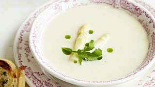 Recette  Velouté dasperges vertes et blanches [upl. by Rossen]