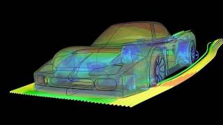 Caedium CFD Simulation of a Closed Wheel Race Car [upl. by Stover]