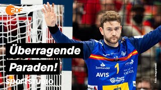 Spanien – Dänemark Highlights  Halbfinale HandballEM 2022  sportstudio [upl. by Akimas]