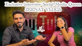 Exclusive Interview with “ZEENAT VLOGS “ On Her Life Journey zeenatvlogs youtubevlogs vlogs [upl. by Dranek]