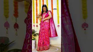 5 Useful Tips for Silk Saree Draping ✅💡saree sareedrapings beautynstyle [upl. by Suivatna]