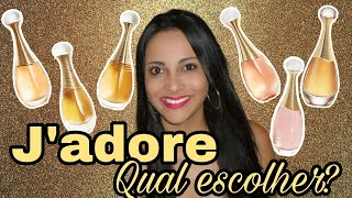 Qual Jadore escolher Qual é o melhor Jadore EDP EDT In Joy Lor Absolu Infinissime  Dior [upl. by Lletnuahs]