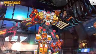 Transformers earth wars volcanicus vs predaking [upl. by Nazler301]