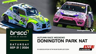 BRSCC LIVE  AUTUMN RACE WEEKEND  DONINGTON PARK  2122 SEPTEMBER 2024  SATURDAY STREAM [upl. by Esaj]