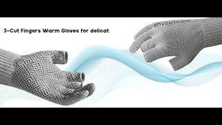 Riverruns Wool Winter Fishing Gloves [upl. by Aleuqahs]