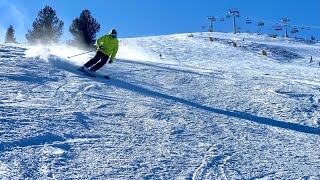 Ski Bansko 2022 ski road and tips on staying warm [upl. by Atirahs]