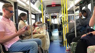 CTA On Board Riding 2009 New Flyer DE60LF Bus 4165 on Route 147 Outer Dusable LSD Express Northbound [upl. by Theda]