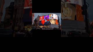 ATEEZ 2025 WORLD TOUR TOWARDS THE LIGHT  WILL TO POWER Ad in Piccadilly Circus Billboard ATEEZ [upl. by Tezil]