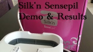 Silkn Sensepil Demo amp Results [upl. by Cruz]