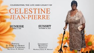 Celebrating the Life and Legacy of Celestine JeanPierre [upl. by Ennovihs688]